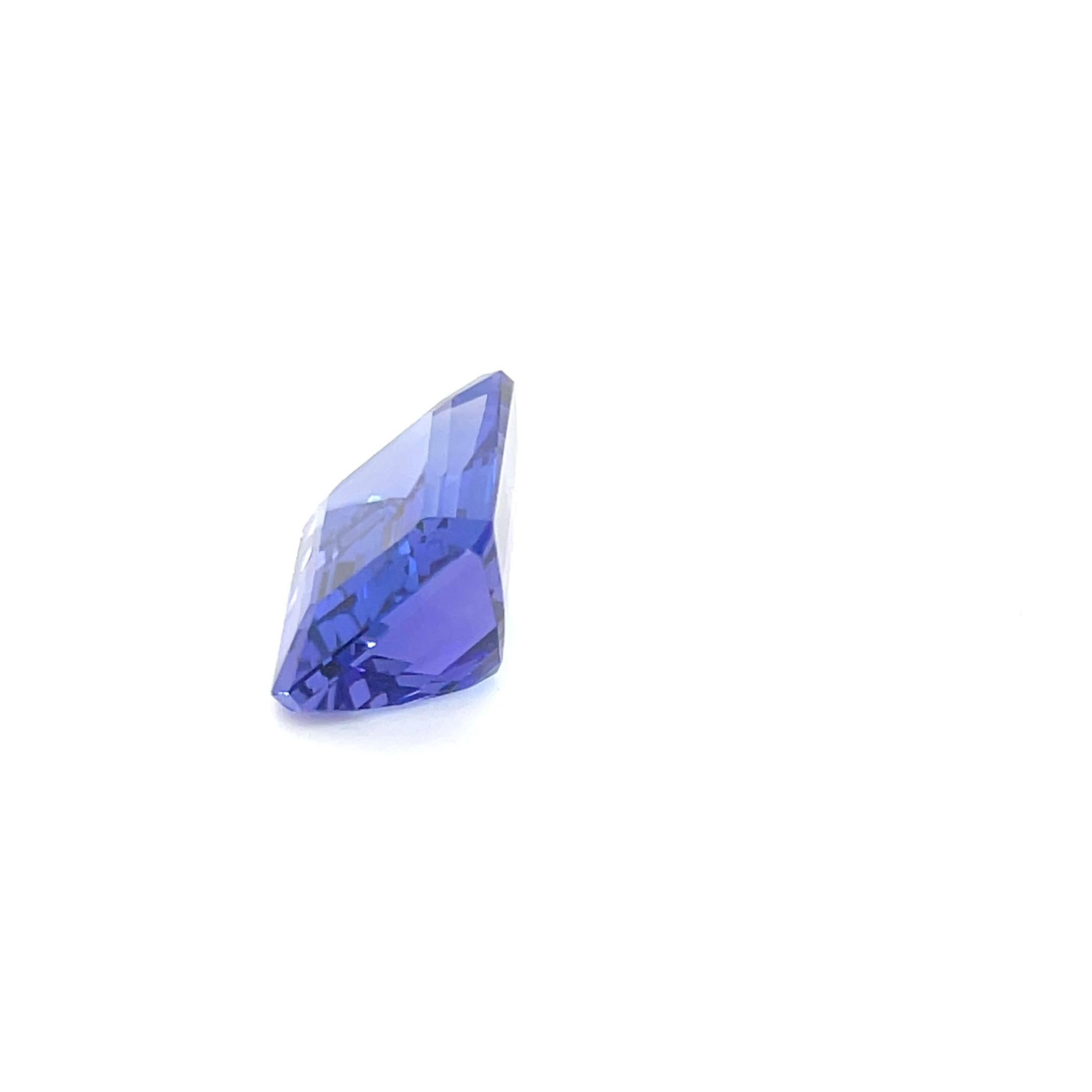 Natural Tanzanite Emerald Cut 20.24 Cts AAAA December Birthstone Loose Gemstone (Art déco) im Angebot