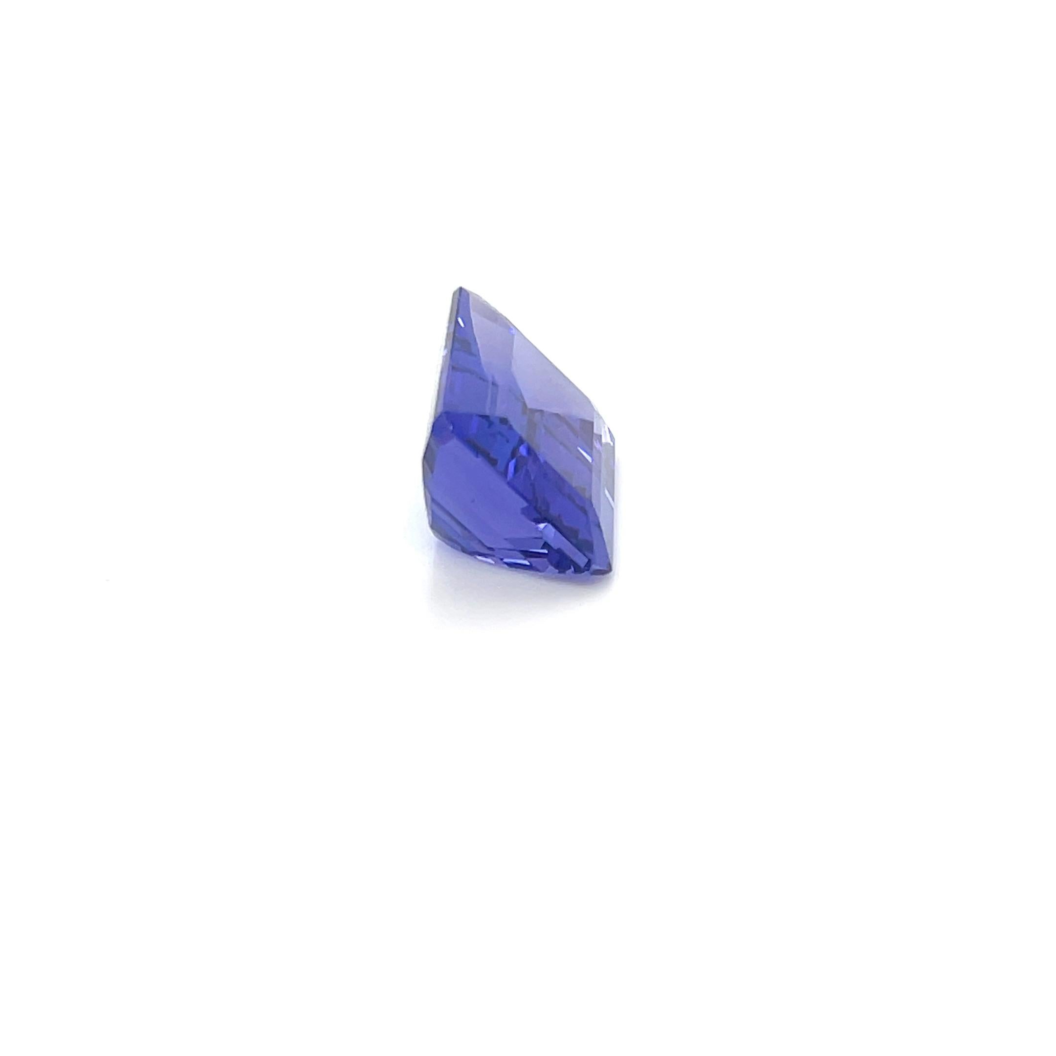 Natural Tanzanite Emerald Cut 20.24 Cts AAAA December Birthstone Loose Gemstone im Angebot 1
