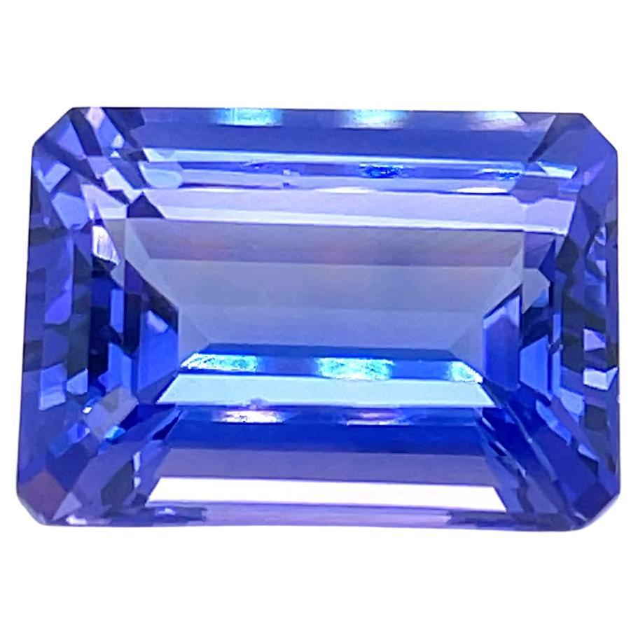 Tanzanita natural talla esmeralda 20,24 cts AAAA piedra de nacimiento de diciembre gema suelta