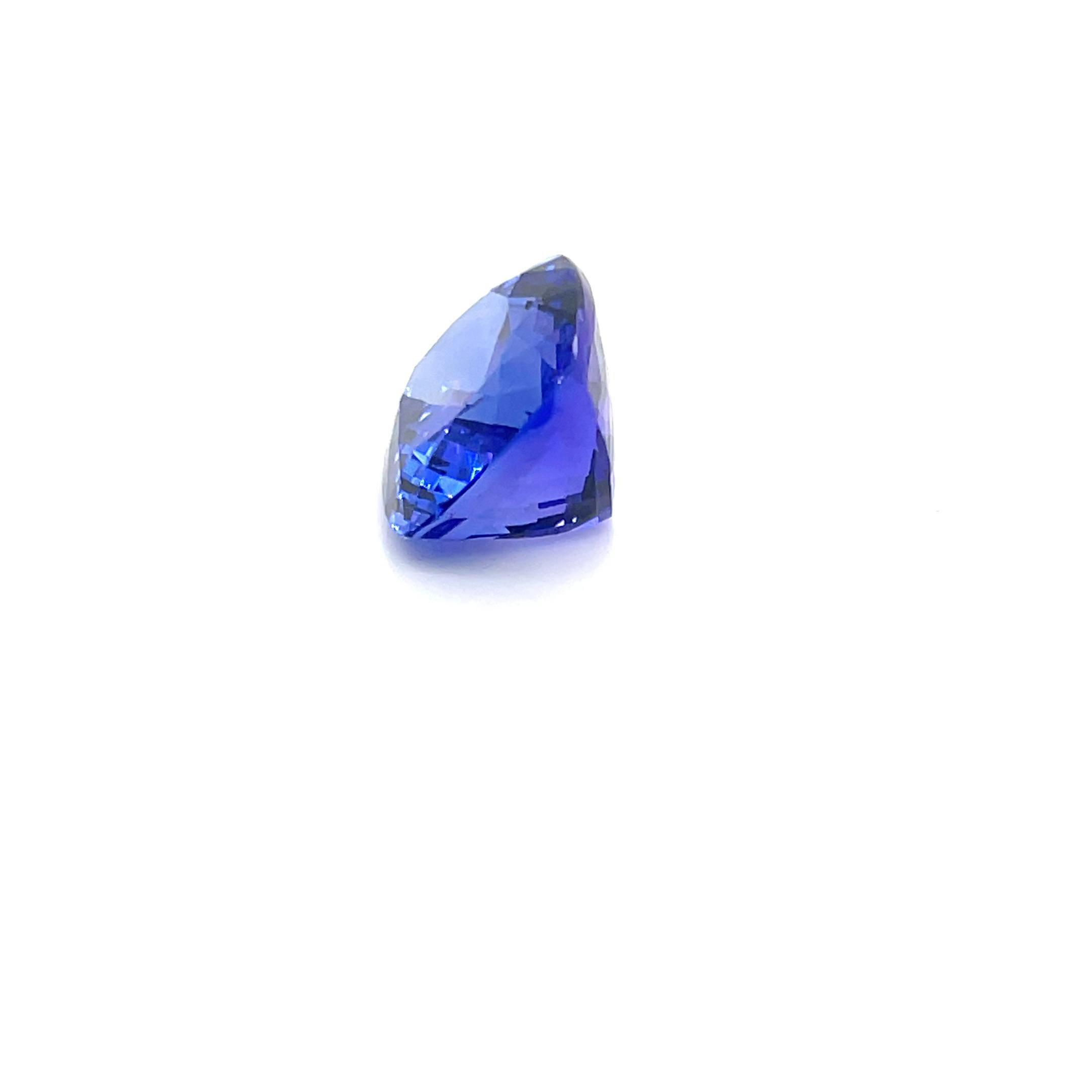Art Deco Natural Tanzanite Faceted Cut AAAA 21.43 Cts Loose Gemstone Tanzanite Jewelry For Sale