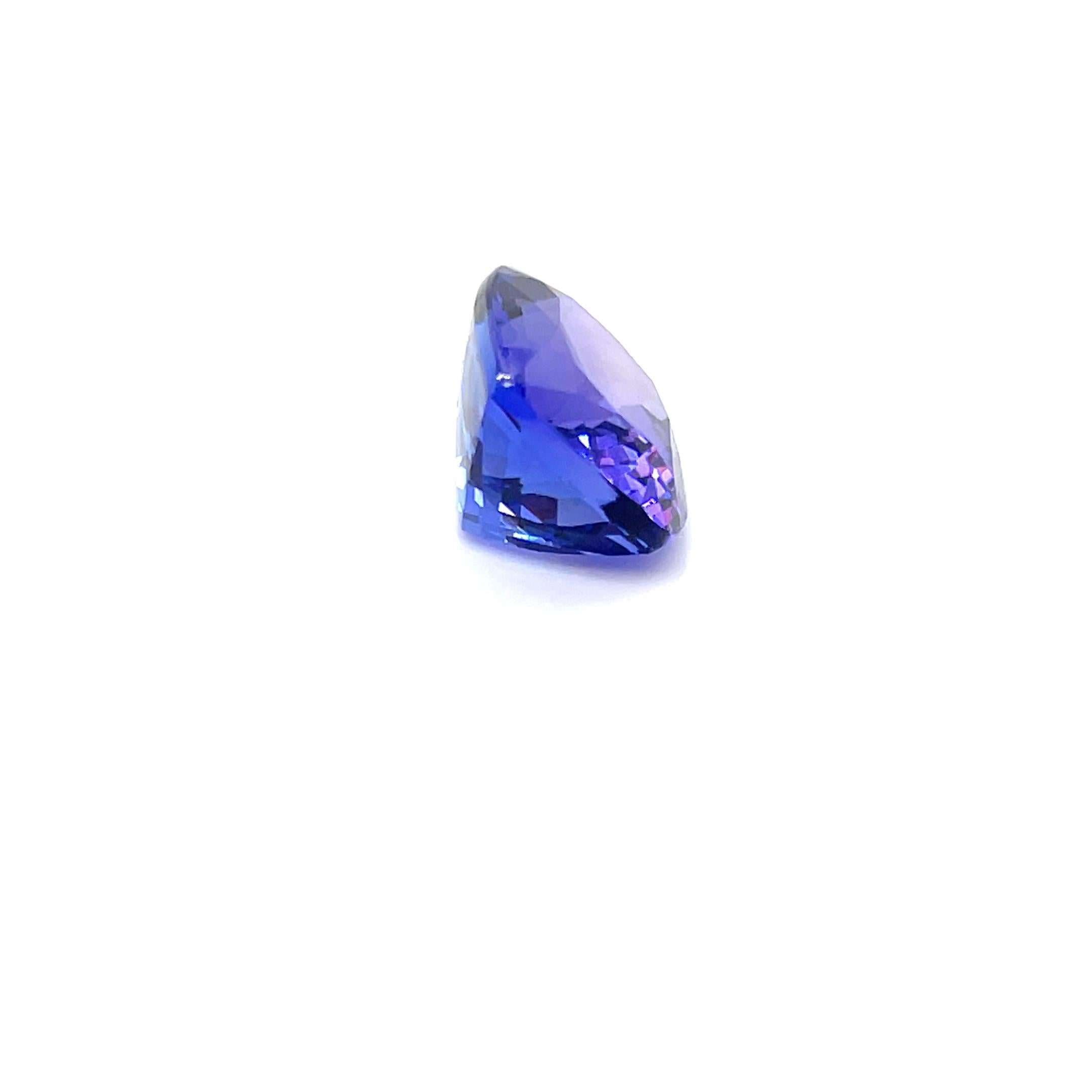 Natural Tanzanite Faceted Cut AAAA 21.43 Cts Loose Gemstone Tanzanite Jewelry In New Condition For Sale In New York, NY