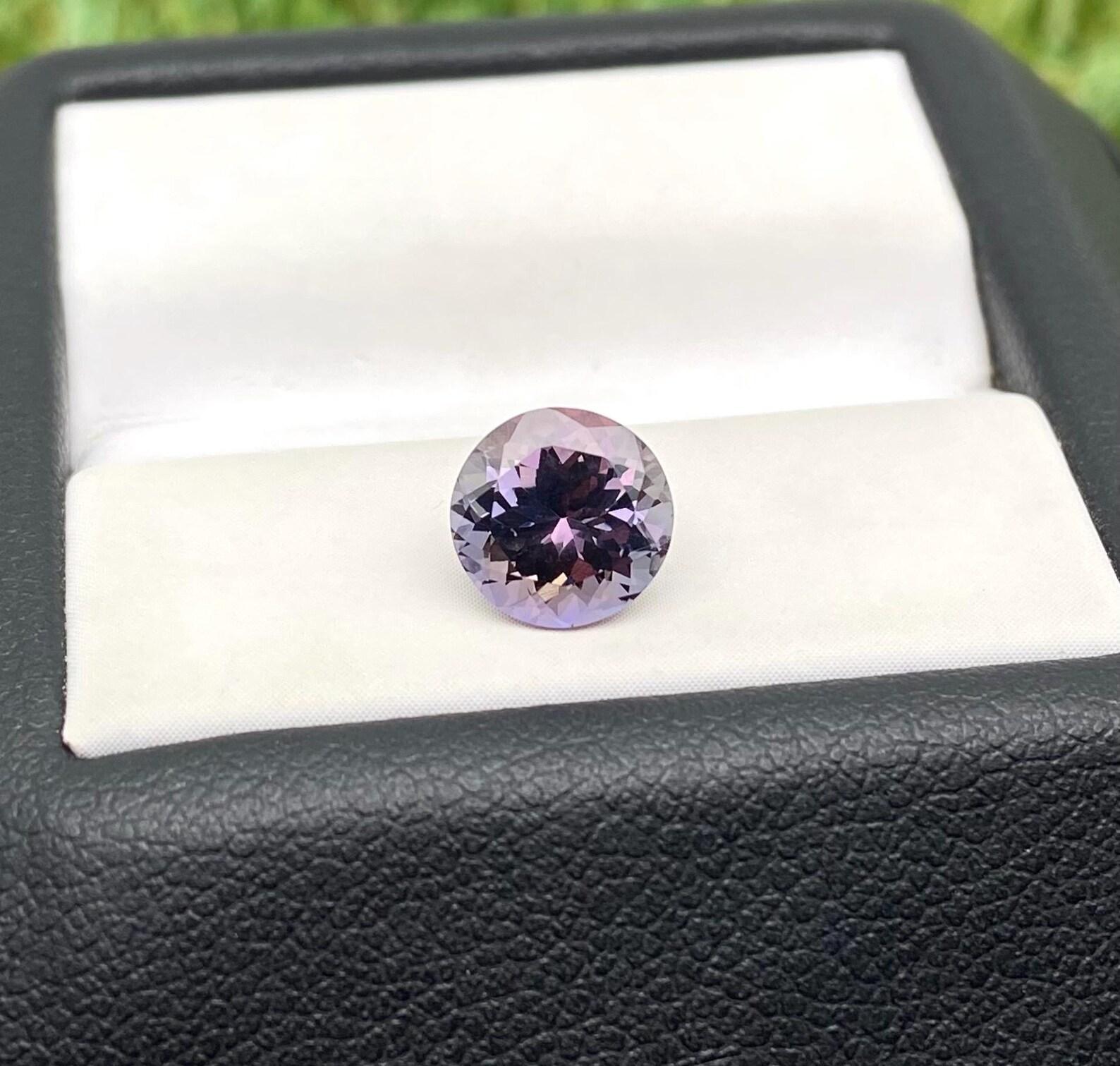 Natural Tanzanite loose gemstone 1.34 ct., Round Cut, Certificate, Tanzania For Sale 7