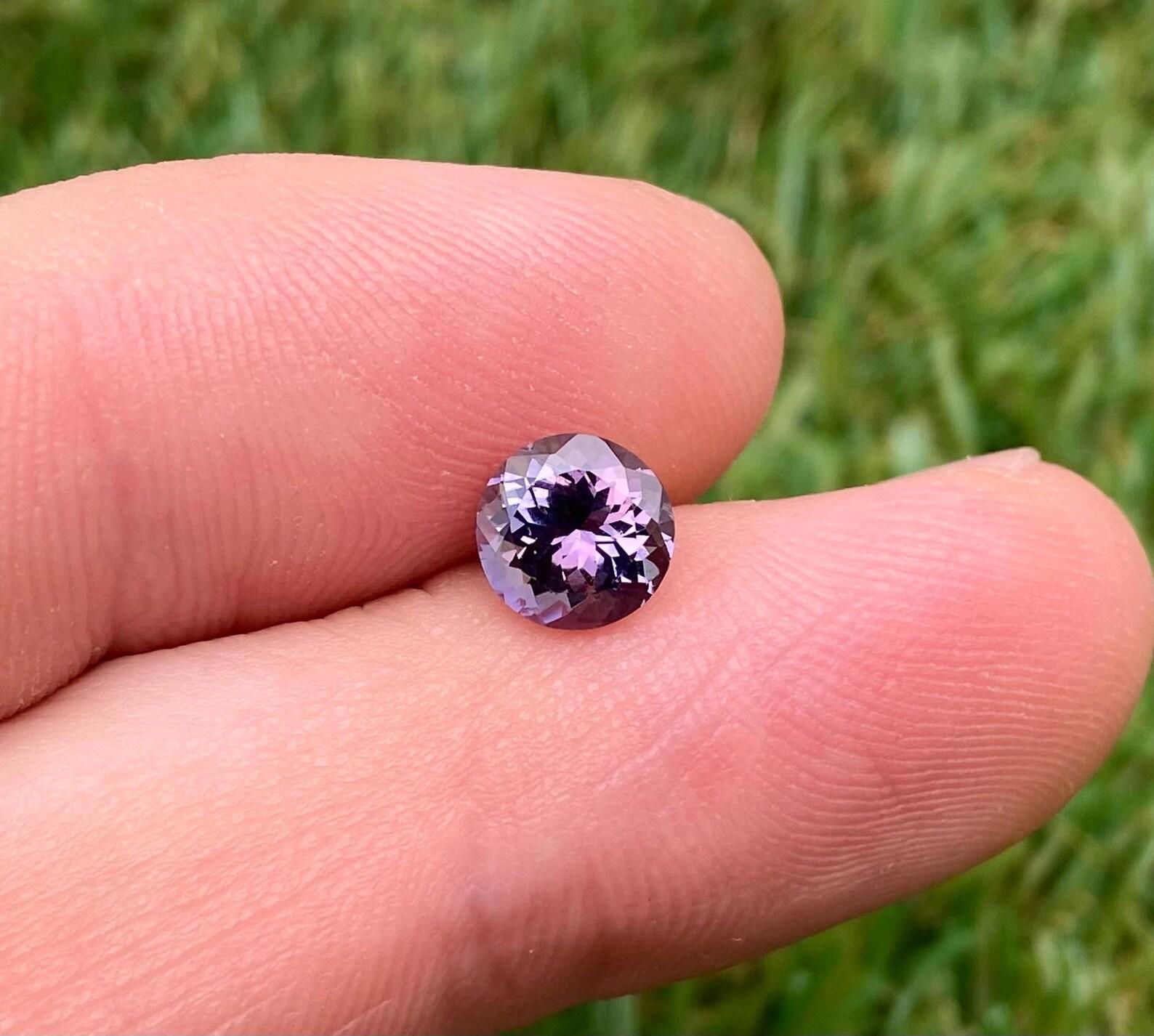 Natural Tanzanite loose gemstone 1.34 ct., Round Cut, Certificate, Tanzania For Sale 5