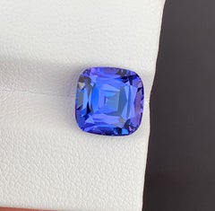 Tanzanite Naturelle pierres précieuses en vrac forme coussin taille de bague pour la fabrication de bijoux