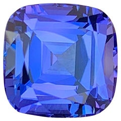 Natural Tanzanite Loose Gemstone Cushion Shape Ring size For Making Jewelry