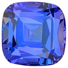 Natural Tanzanite Loose Gemstone Cushion Shape Ring size For Making Jewelry