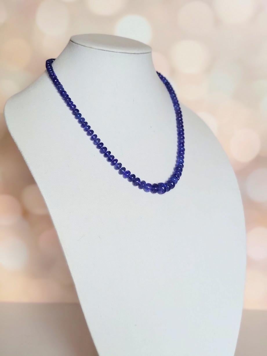 Natural Tanzanite Necklace For Sale 1
