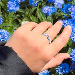 Natürlicher Tansanit Ring 0.35 Karat Sterling Silber