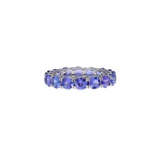 Natural Tanzanite Ring in 18k Gold