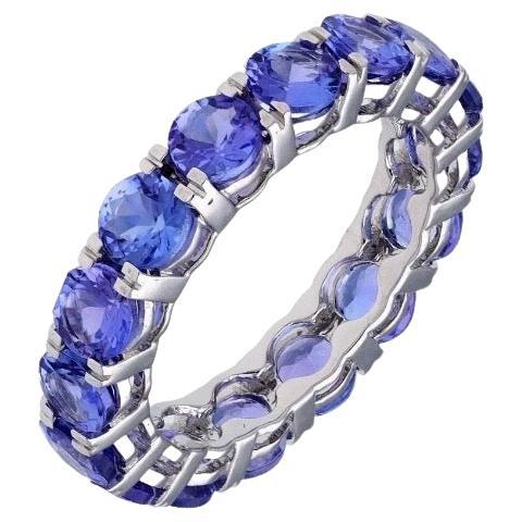 Natürlicher Tansanit Ring in 18k Gold