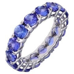 Natürlicher Tansanit Ring in 18k Gold