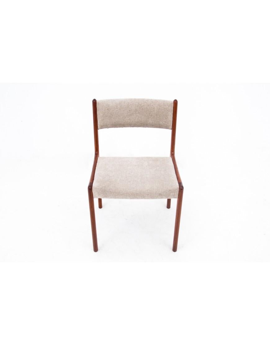 Natural Teak Chairs, Danish design, 1960s After renovation. Bon état - En vente à Chorzów, PL