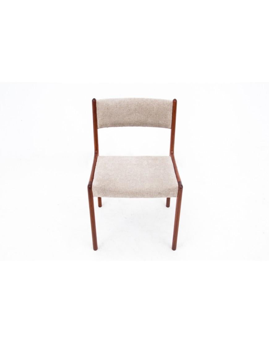 Natural Teak Chairs, Danish design, 1960s After renovation. For Sale 3