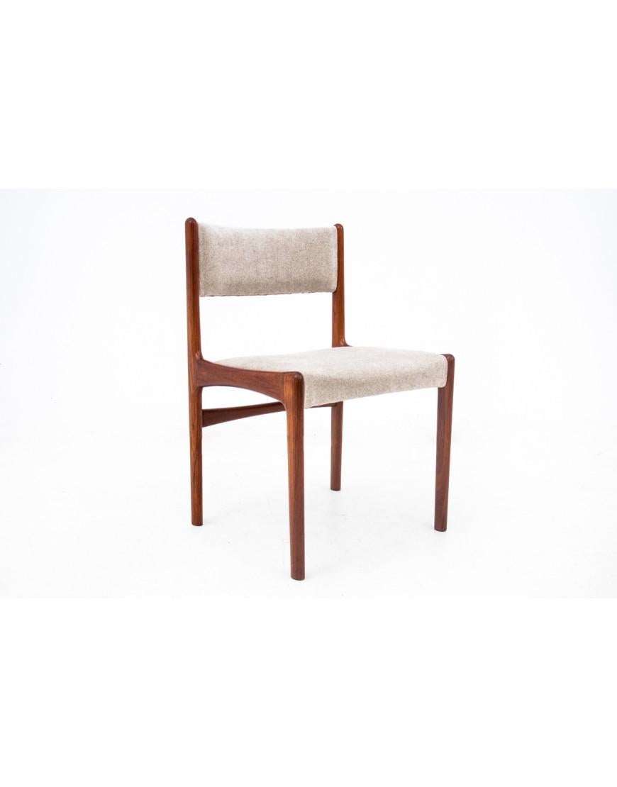 Natural Teak Chairs, Danish design, 1960s After renovation. en vente 1