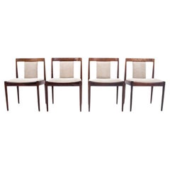 Used Natural Teak Chairs, Danish design, 1960s After renovation.