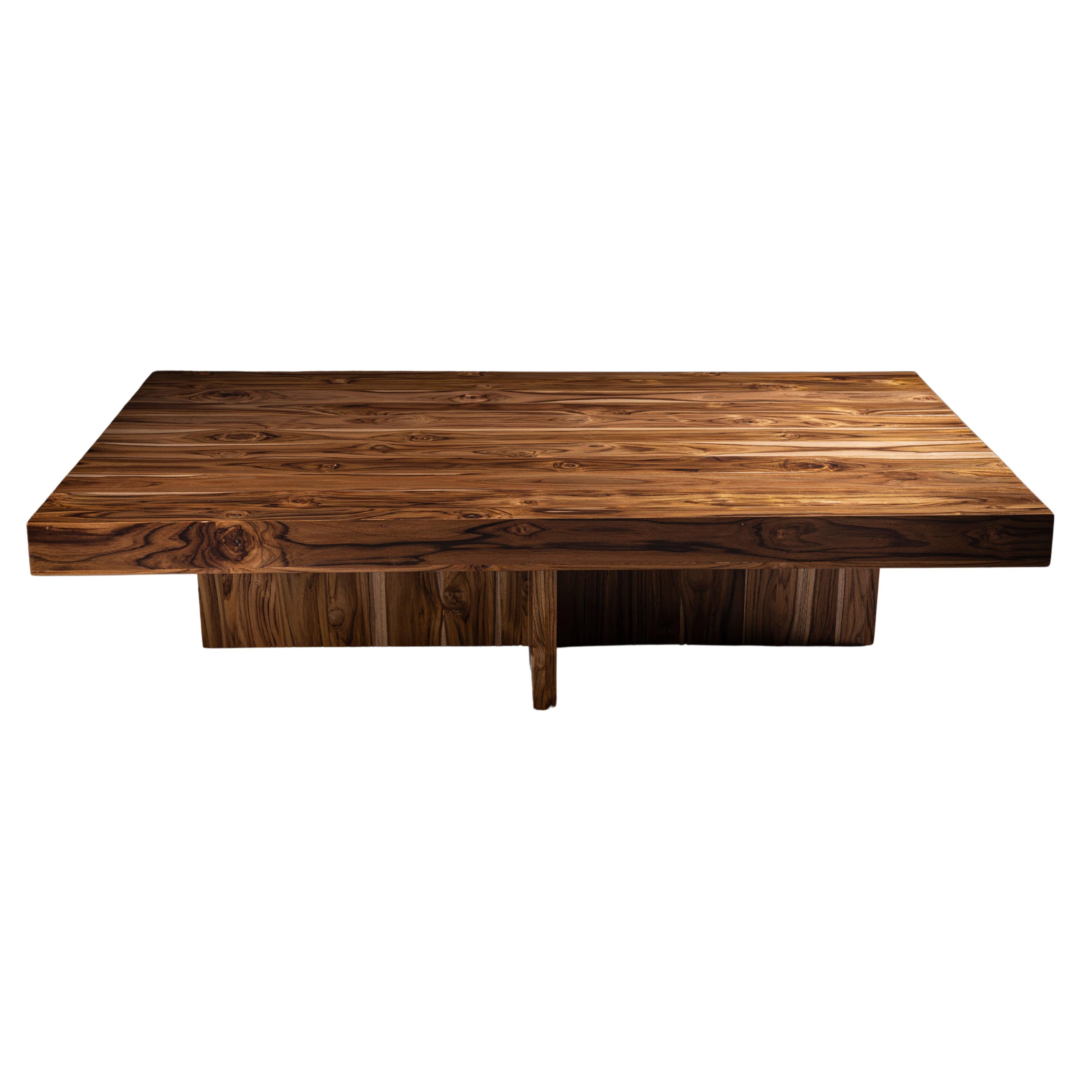 Natural Teak Exterior Coffee Table  For Sale