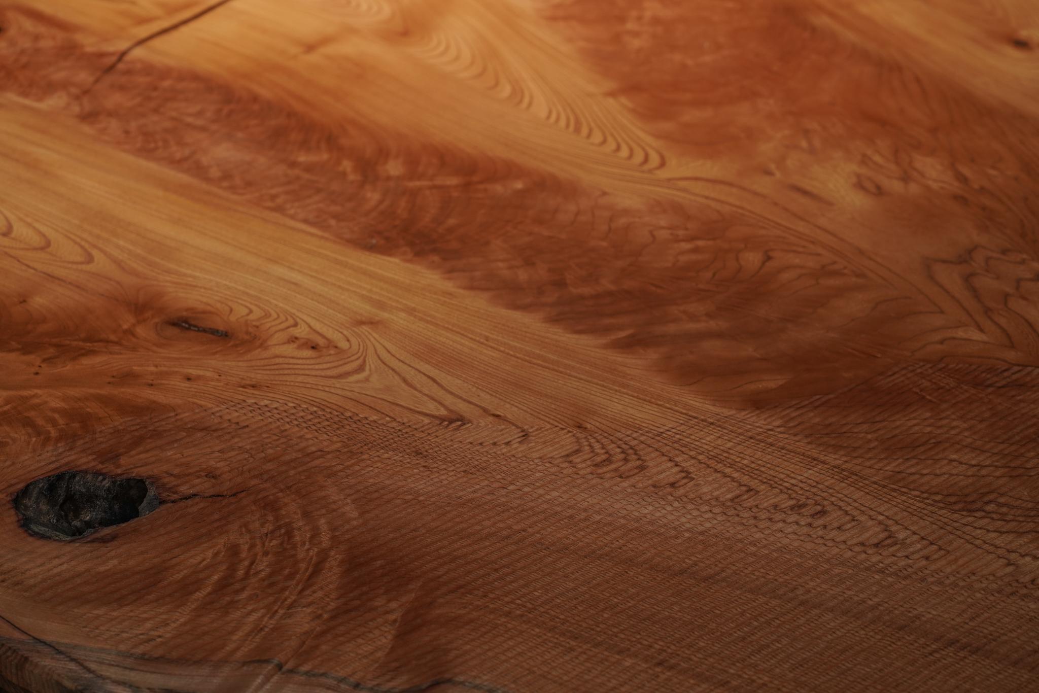 Wood Natural Textured Top Coffee Table