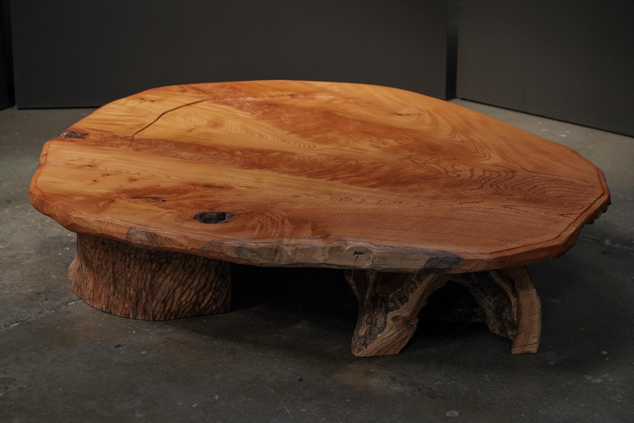 Natural Textured Top Coffee Table 1