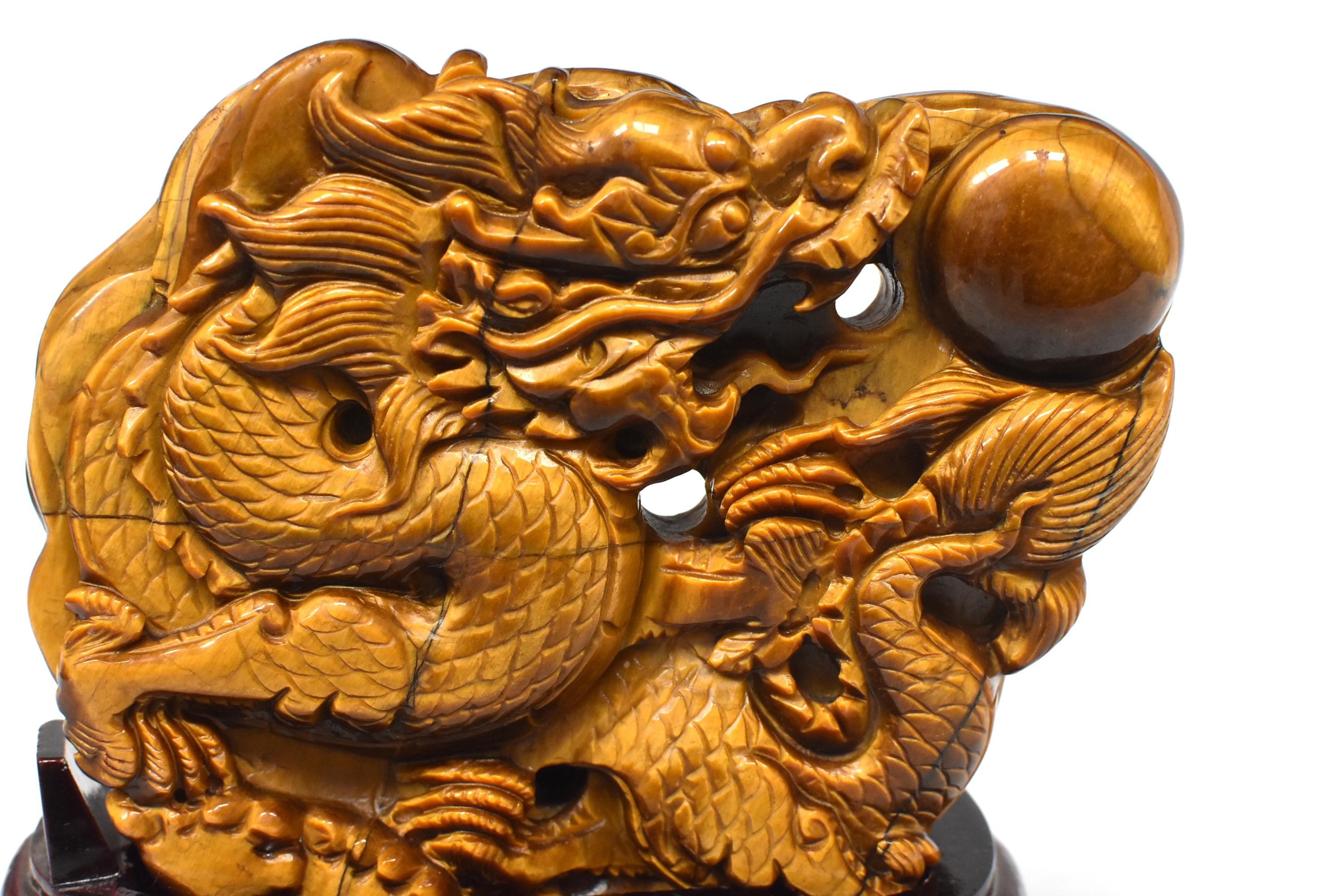 tigers eye carving