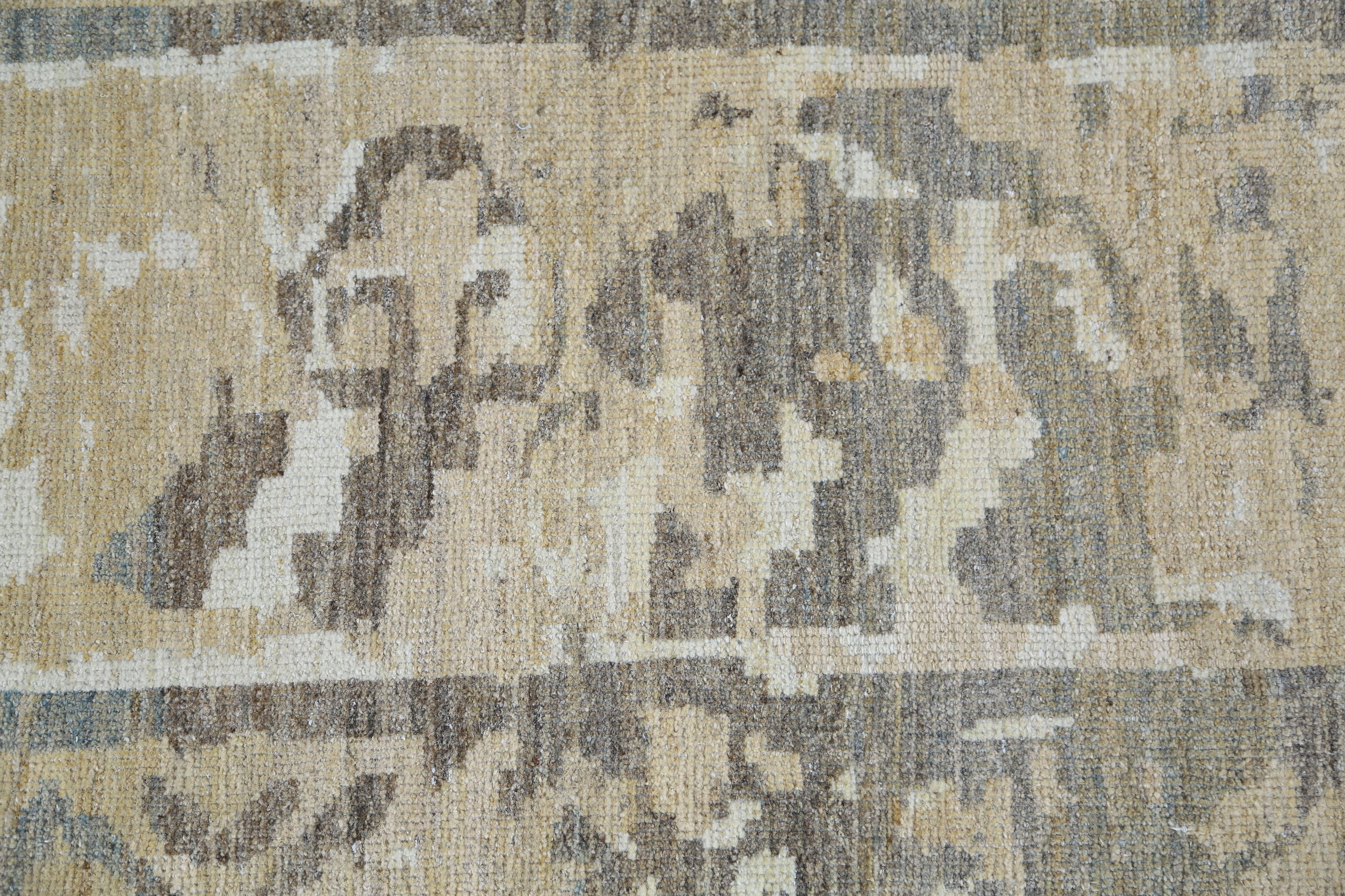 Afghanistan Sultanabad Over Size Rug Circa 1990 - Wool Brown Taupe - 95523 Excellent état - En vente à Dallas, TX