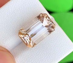 Natural Topaz Gemstone: 10.00 Carat Emerald Cut From Pakistan