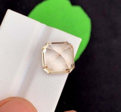 Natural Topaz Gemstone: 13.85 Carat Asscher Cut From Pakistan