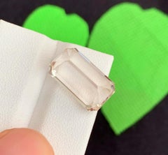 Natural Topaz Gemstone: 14.10 Carat Emerald Cut From Pakistan