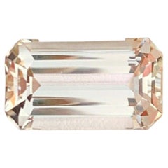 Natural Topaz Gemstone: 14.10 Carat Emerald Cut From Pakistan