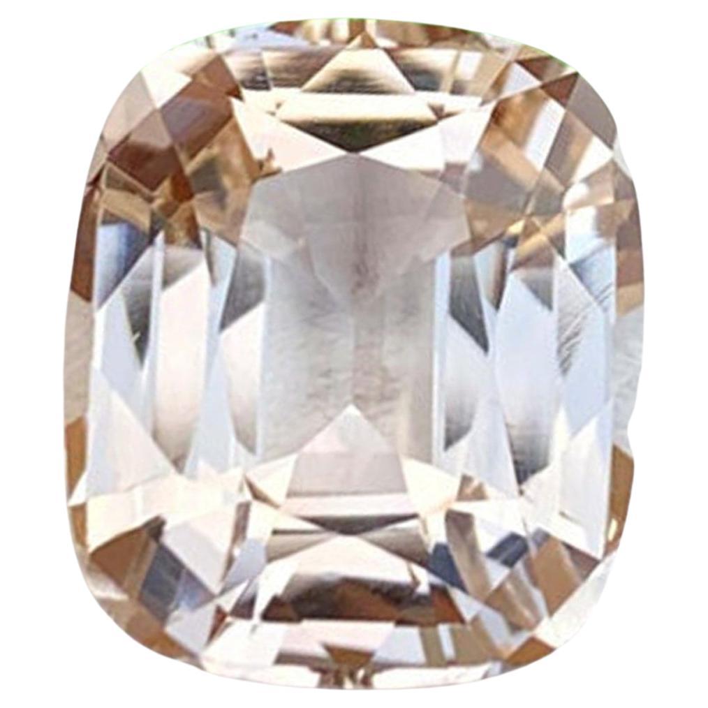Natural Topaz Gemstone: 17.60 Carat Cushion Cut From Pakistan