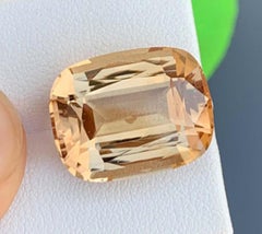 Gemma di topazio naturale: 23.50 carati con taglio a cuscino dal Pakistan