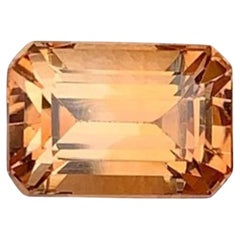 Natural Topaz Gemstone: 2.81 Carat Emerald Cut, November Birthstone