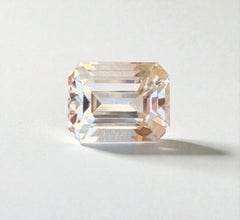 Natural Topaz Gemstone: 5.65 Carat Emerald Cut From Pakistan