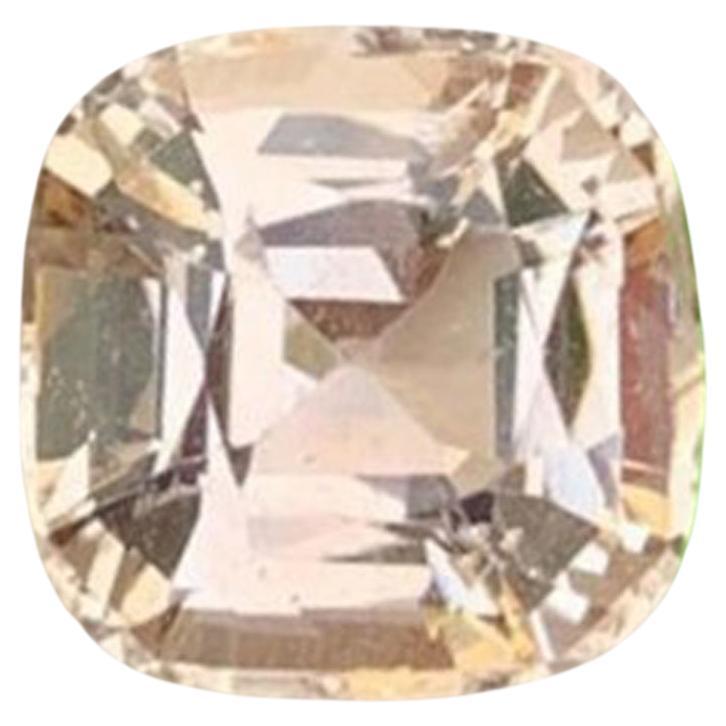 Natural Topaz Gemstone: 6.16 CT Rich Color Cushion Cut November Birthstone