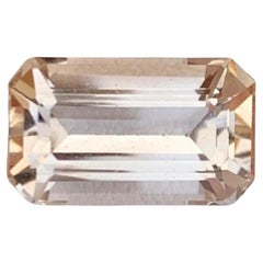 Natural Topaz Gemstone: 8.80 Carat Emerald Cut From Pakistan