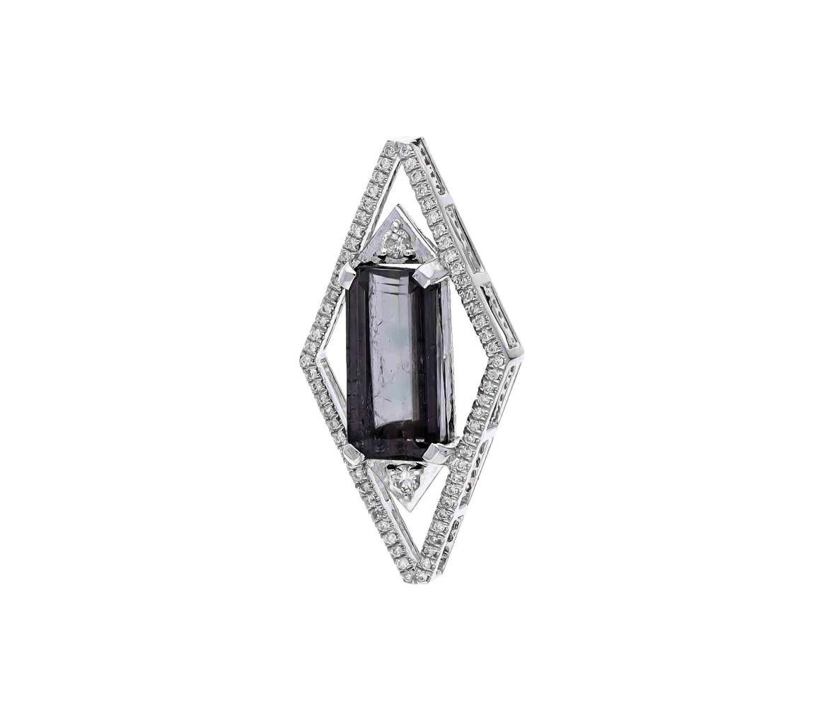 Pierre précieuse : Tourmaline 
Poids de la pierre : 4.410 cts.  Approx.
Taille de la pierre : 7X13 MM Approx.
❋ Forme de la pierre : taille baguette
❋ Couleur de la pierre : comme sur la photo
❋ Gemstone Type : Nature

➡️DIAMOND DÉTAILS :
Poids du