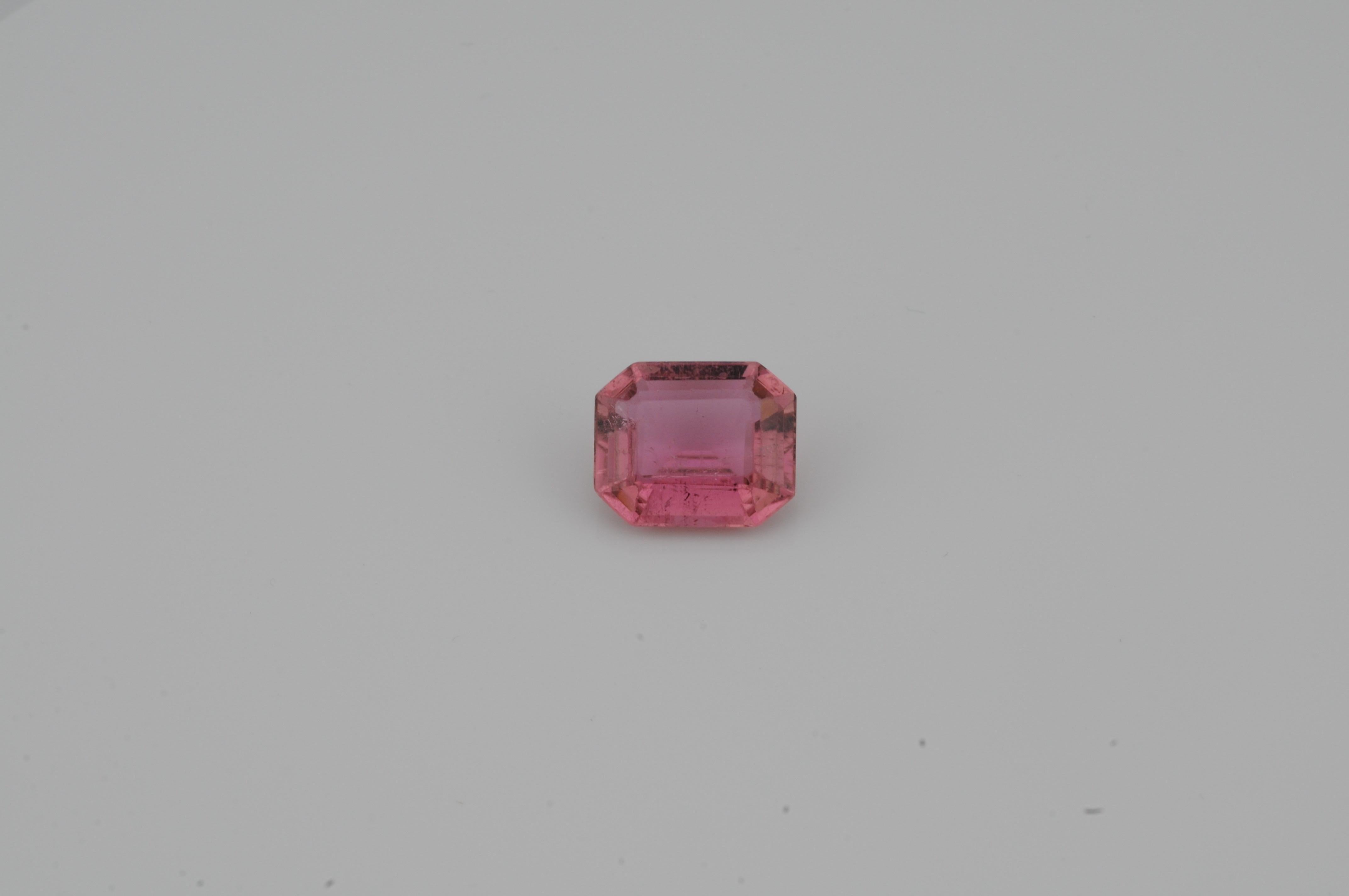 Turmalina natural brasil - 7.41 ct +certificado en venta 2