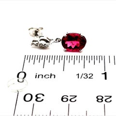 Natürliche Turmalin-Diamant-Ohrringe 14k Gold 2,34 TCW zertifiziert