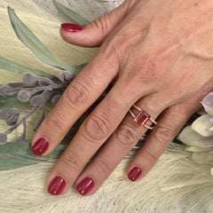 Natural Tourmaline Diamond Ring 14k Rose Gold 2.2 TCW Certified