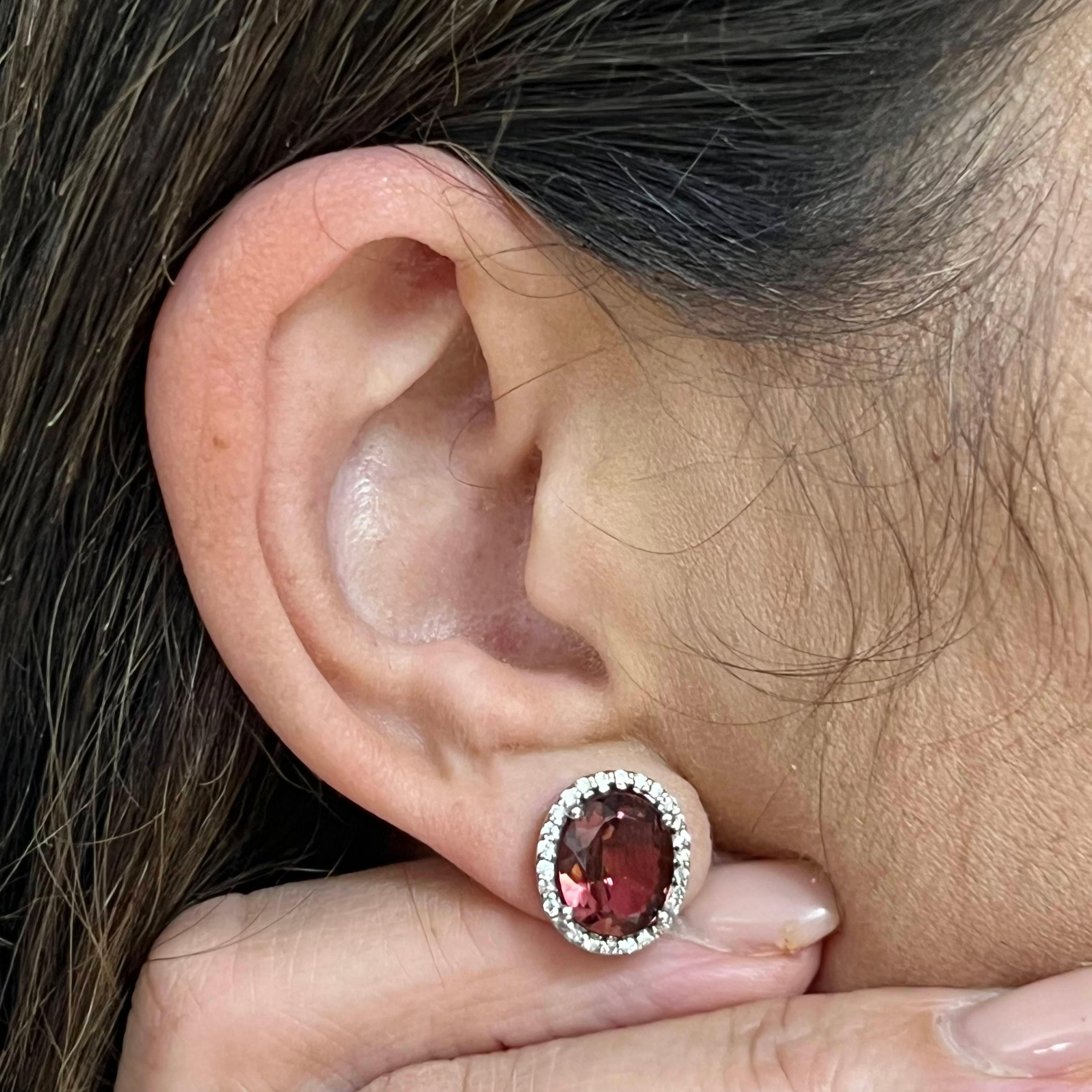 Natural Finely Faceted Quality Tourmaline Diamond Stud Earrings 14k WG 5.85 TCW Certified $6,950 121150

This fine piece of jewelry is designed by Enrico Kassini!

Nothing says, “I Love you” more than Diamonds and Pearls!

This item has been