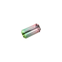 Natural Tourmaline gemstone 4.86 ct., Octagon cut, Afghanistan, Certificate!