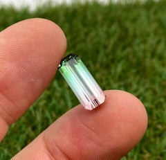 Natural Tourmaline gemstone 5.69 ct., Octagon cut, Afghanistan, Certificate