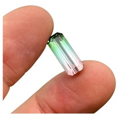 Gema turmalina natural 5,69 ct, talla octogonal, Afganistán, Certificado