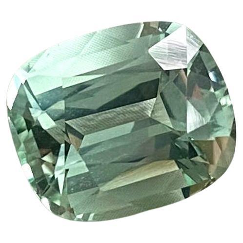Turmalina natural de alta calidad, color raro verde azulado 7.32 ct. gema