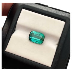 Gema suelta de turmalina natural laguna 4,60 ct. Corte en cojín, Afganistán