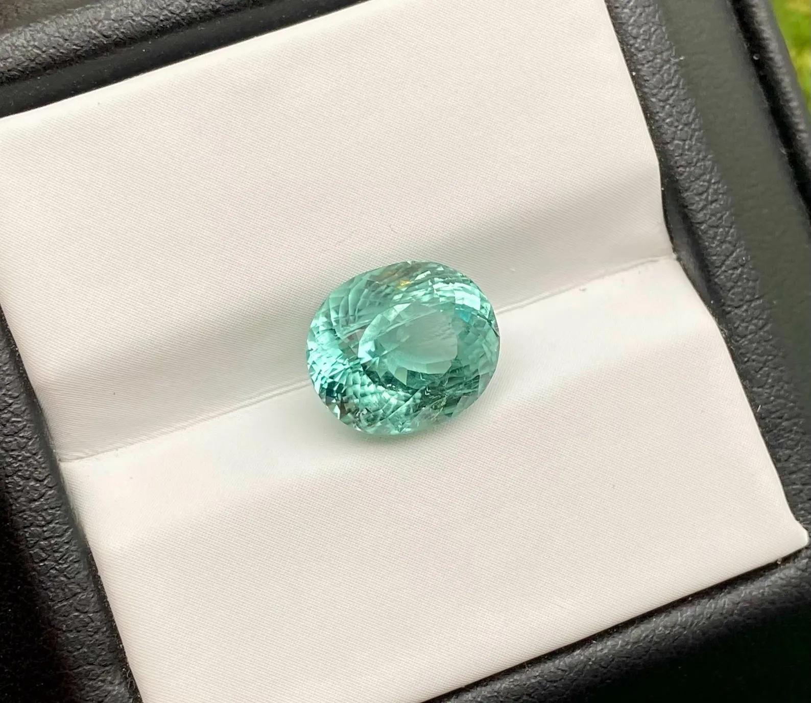 Tourmaline Naturelle Pierre en vrac 4.19 ct, Ovale, Certificat, Origine Nigeria Neuf - En vente à Daugavpils, LV