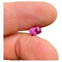 Pierre précieuse non sertie de tourmaline naturelle de 2,11 carats, rose VIVID, certificat !