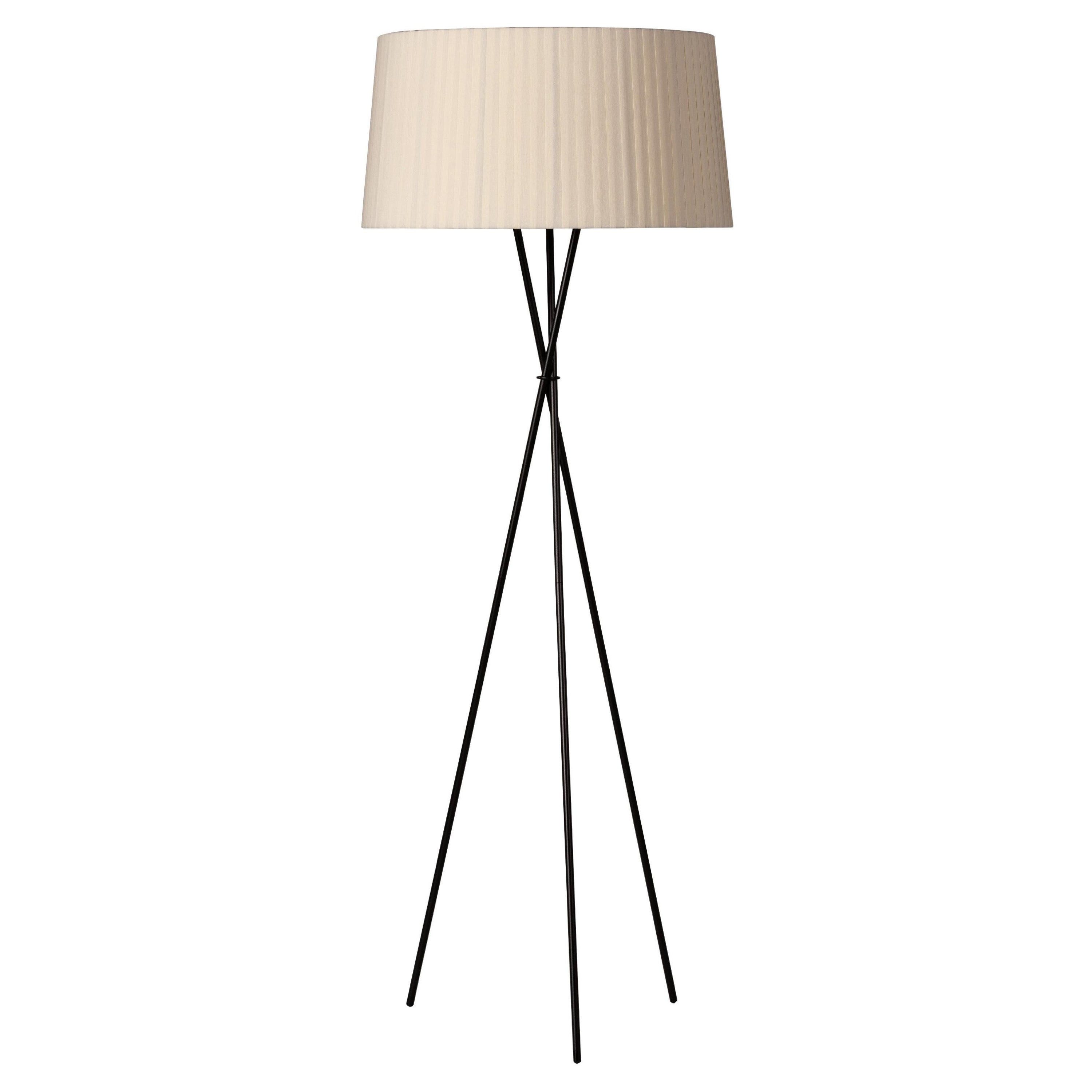 Lámpara de pie Natural Trípode G5 by Santa & Cole en venta