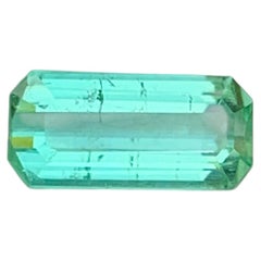 Natural Tron Blue Tourmaline Gemstone 1.01 Carat – Neon Blue Loose Tourmaline