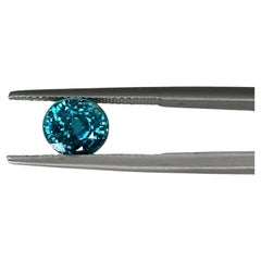 Natural Tropical Blue Zircon 4.42 Carat from Cambodia