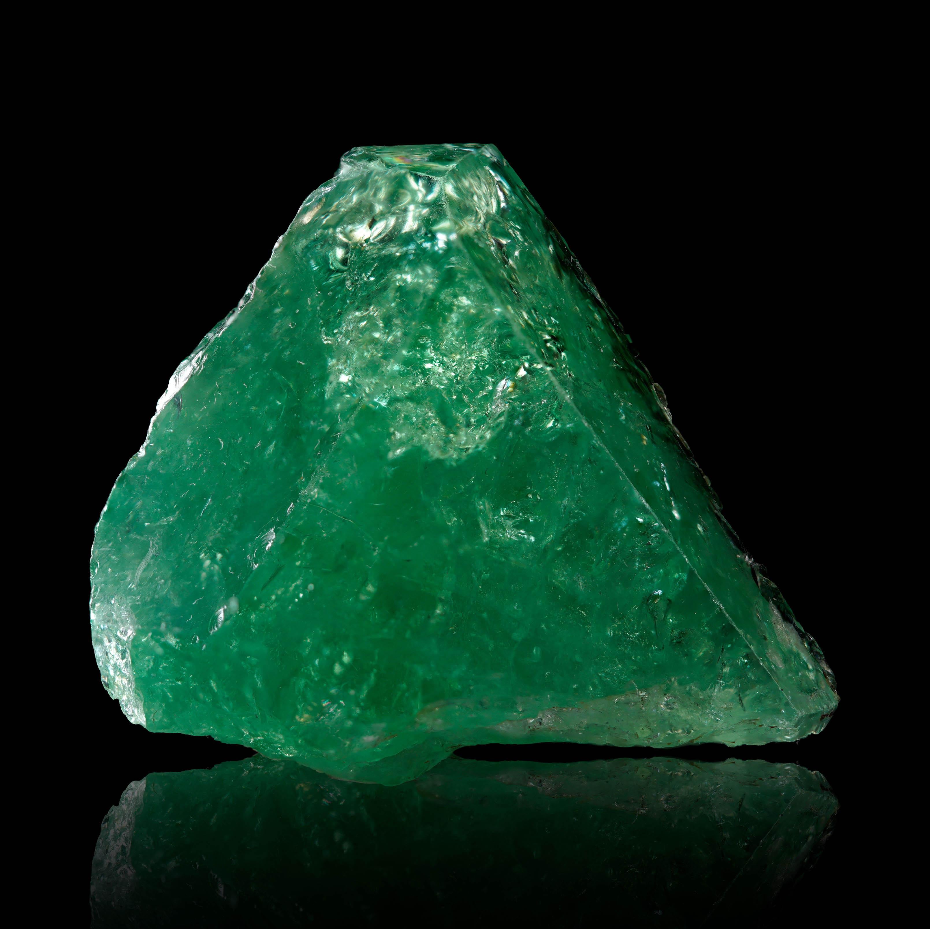 Natural Tsavorite Garnet From Tanzania // 55.98 Grams In New Condition For Sale In New York, NY